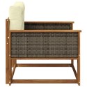 VidaXL Środkowa sofa ogrodowa Lite Drewno Akacji naturalny