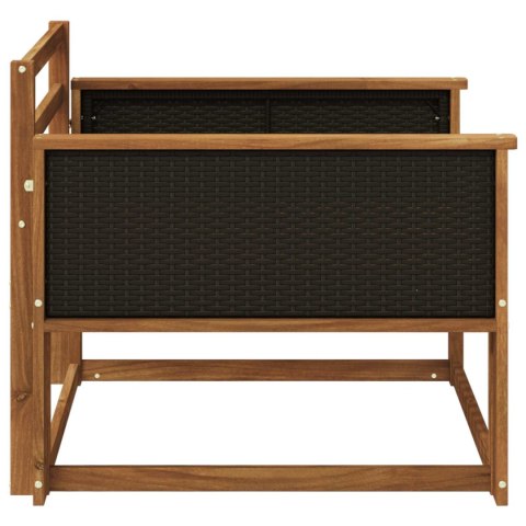 VidaXL Środkowa sofa ogrodowa naturalny