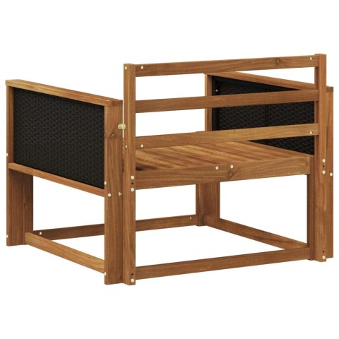 VidaXL Środkowa sofa ogrodowa naturalny