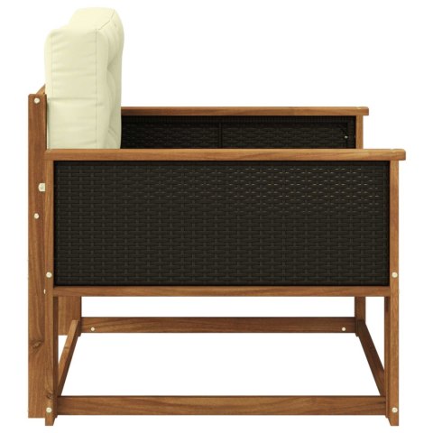 VidaXL Środkowa sofa ogrodowa naturalny