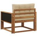 VidaXL Środkowa sofa ogrodowa naturalny