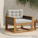 VidaXL Środkowa sofa ogrodowa naturalny
