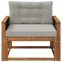 VidaXL Środkowa sofa ogrodowa naturalny