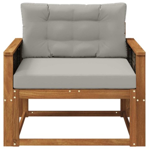 VidaXL Środkowa sofa ogrodowa naturalny
