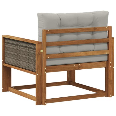 VidaXL Środkowa sofa ogrodowa naturalny