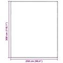 DYWAN POD NAMIOT JASNOSZARY 300X250CM POLIETYLEN