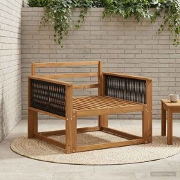 VidaXL Środkowa sofa ogrodowa Lite Drewno Akacji naturalny