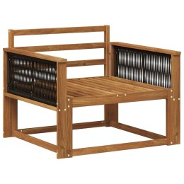 VidaXL Środkowa sofa ogrodowa Lite Drewno Akacji naturalny