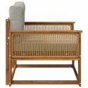 VidaXL Środkowa sofa ogrodowa Lite Drewno Akacji naturalny