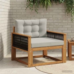 VidaXL Środkowa sofa ogrodowa naturalny
