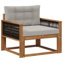 VidaXL Środkowa sofa ogrodowa naturalny