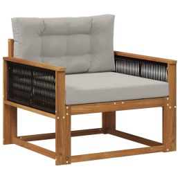 VidaXL Środkowa sofa ogrodowa naturalny