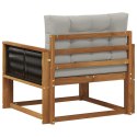 VidaXL Środkowa sofa ogrodowa naturalny