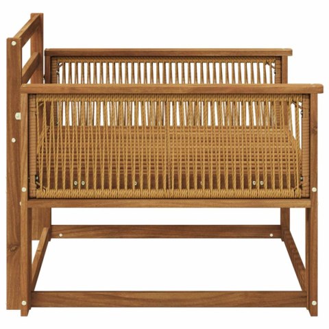 VidaXL Środkowa sofa ogrodowa naturalny