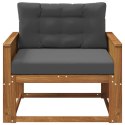 VidaXL Środkowa sofa ogrodowa naturalny