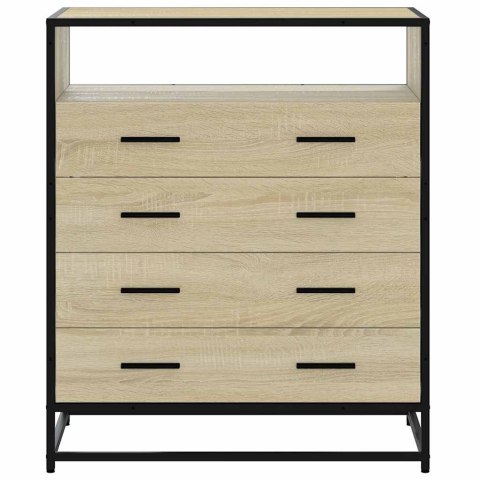 VidaXL Komoda, dąb sonoma, 70x41x83,5 cm, materiał drewnopochodny