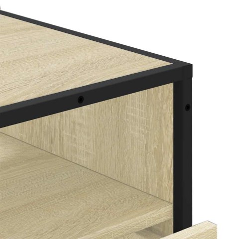 VidaXL Komoda, dąb sonoma, 70x41x83,5 cm, materiał drewnopochodny