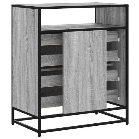VidaXL Komoda, szary dąb sonoma, 70x41x83,5cm, materiał drewnopochodny