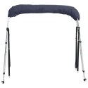 VidaXL Daszek bimini ze ściankami, 3 pałąki, 183x(137-152)x137 cm
