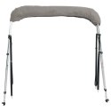 VidaXL Daszek bimini ze ściankami, 3 pałąki, 183x(137-152)x137 cm