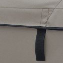 VidaXL Daszek bimini ze ściankami, 3 pałąki, 183x(170-182)x137 cm