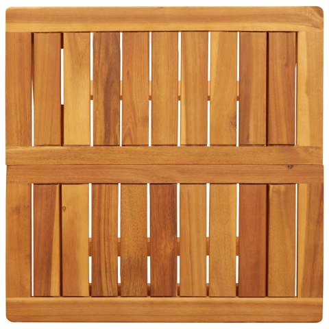 SKŁADANY STOLIK OGRODOWY 50X50X50CM LITE DREWNO AKACJOWE