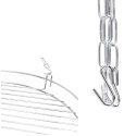VidaXL Tripod na ognisko 2 pcs Czarny Stal