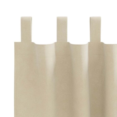 VidaXL Zasłony zaciemniające 2 pcs Kremowy 140 x 225 cm Aksamit