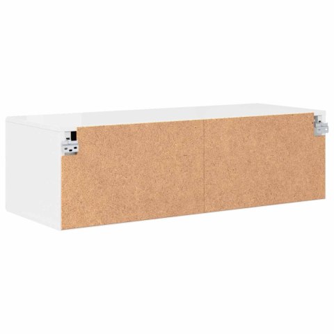 VidaXL Drewniana szafka z szufladą Betonowy szary 100,5 x 39 x 30 cm