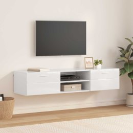VidaXL Drewniana szafka z szufladą Betonowy szary 150 x 39 x 30 cm