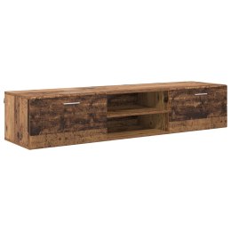 VidaXL Drewniana szafka z szufladą Stare drewno 150 x 39 x 30 cm