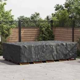 VidaXL Pokrowiec na meble Gładki Czarny 305 x 190 x 85 cm 420D