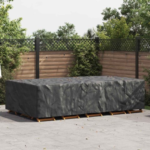 VidaXL Pokrowiec na meble Gładki Czarny 305 x 190 x 85 cm 420D