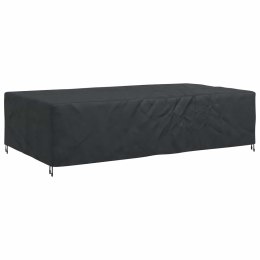 VidaXL Pokrowiec na meble Gładki Czarny 305 x 190 x 85 cm 420D