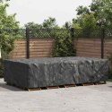 VidaXL Pokrowiec na meble Gładki Czarny 305 x 190 x 85 cm 600D
