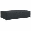 VidaXL Pokrowiec na meble Gładki Czarny 305 x 190 x 85 cm 600D