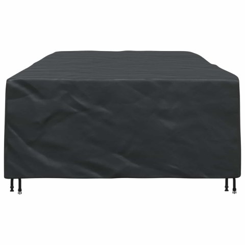 VidaXL Pokrowiec na meble Gładki Czarny 305 x 190 x 85 cm 600D
